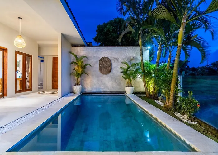 2 Bedroom Mediterranean With Private Pool & Paddy View, Canggu