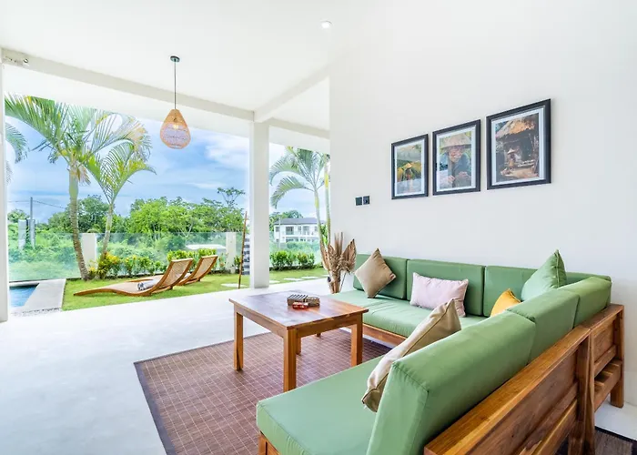 2 Bedroom Mediterranean With Private Pool & Paddy View, Canggu アパート *